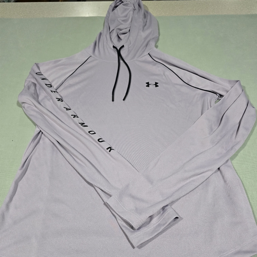 Under Armour Light Purple Hoodie with Black Details
